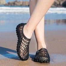 Chóp giầy tròn Xu hướng: Cắt giảm Dép xăng đan , Dép xăng đan , Sân vườn Cặp đôi Lỗ Dép đi trong nhà , Của phụ nữ Mùa hè - màu đen - Xem 7