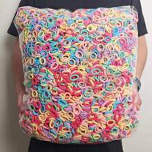 99 piezas Scrunchies de pelo de princesa, aptos para uso diario, coleta, ligas de pelo, bandas de goma para el cabello, cuerda para el cabello, sujetadores elásticos para el cabello - Multicolor - Ver 11