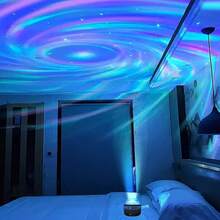 1 cái Xoay Xoáy nước Hoa hồng Mây , 16 Màu Led Với điều khiển từ xa , USB Đèn ngủ , Bầu trời đêm Đèn ngủ , Tuyệt vời Môi trường - Nhiều màu - Xem 4