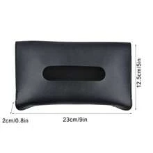 1pc Car Tissue Box Towel Car Sun Visor Tissue Box Holder Auto Interior Storage Decoration Universal Car Decor Interior Accessories - Tissue Pack - View 2