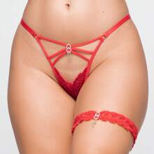 Women Sexy Lingerie Sets - Red - View 1