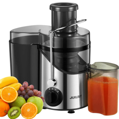 Juicer Machines Juilist, Centrifugal Juicers Whole Fruit And Vegetable With 3 Speed Setting, Big Mouth Large 65MM Feed Chute Juice Extractor Machine,