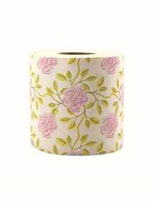 1/3 Piezas Papel De Seda Estampado Creativo Con Diseño Vintage Y Flores De Rosa - Multicolor - Ver 4