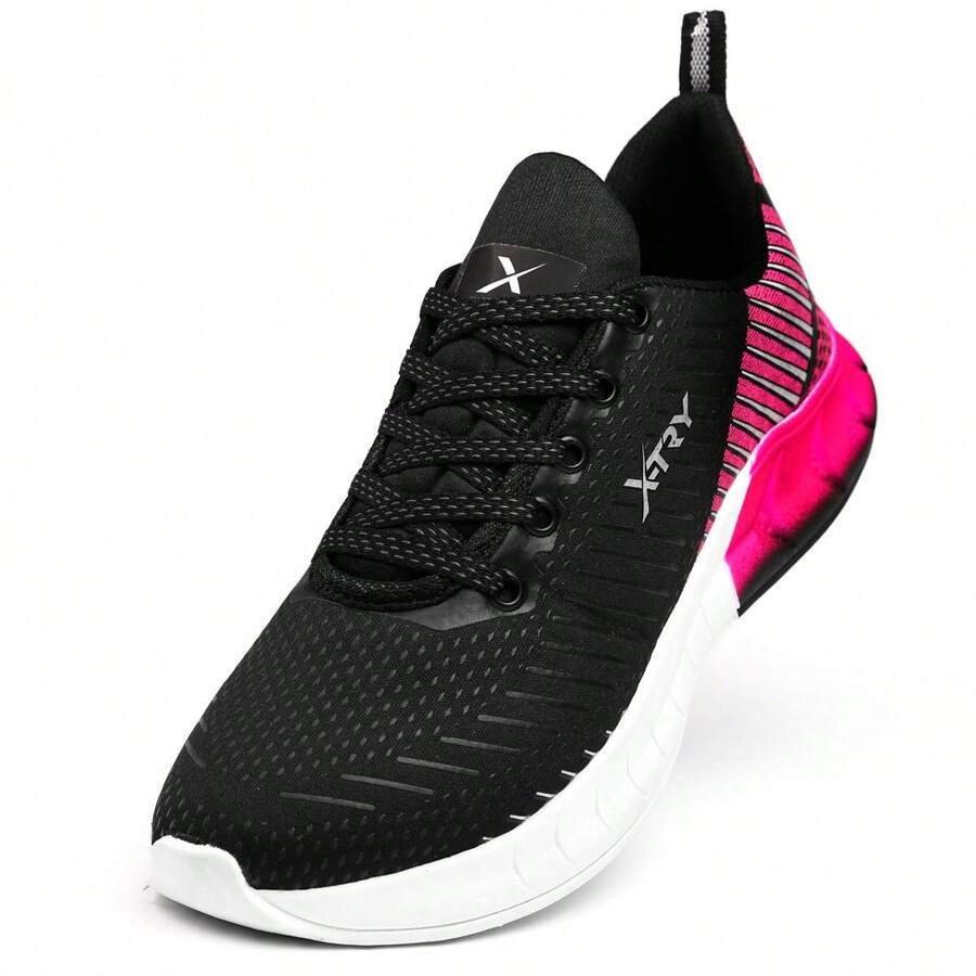 Women Wedge Sneakers - 黑色 - 查看 1