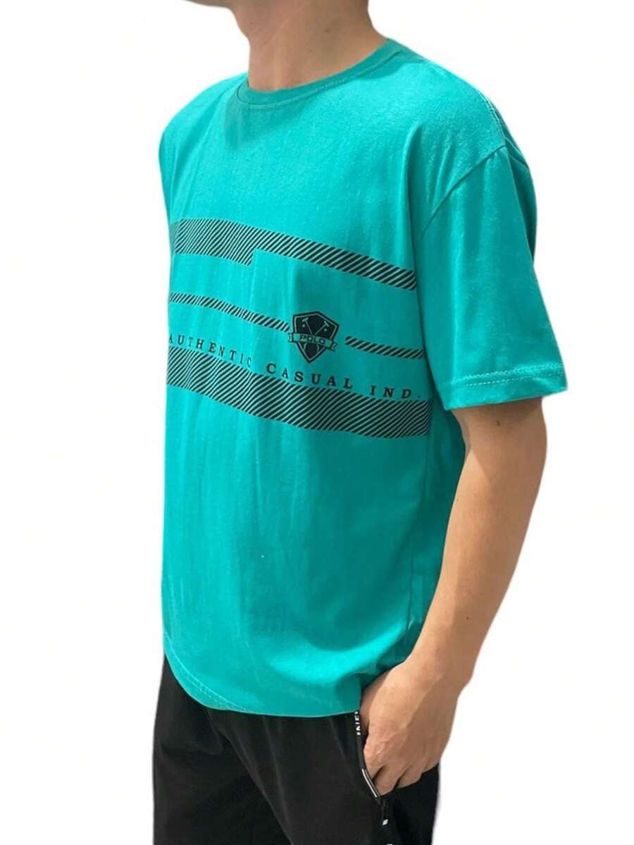 Men T-Shirts - màu xanh lá - Xem 1