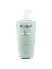 Kérastase KERASTASE SPECIFIQUE BAIN DIVALENT SHAMPOO 500ml Ausgleichendes Shampoo für fettigen Ansatz und trockene Spitzen. Specifique ausgleichendes Shampoo für fettige Kopfhaut und Haare, reinigt Öl vom Ansatz und feuchtet trockene Haarspitzen an - Grün - Übersicht 8
