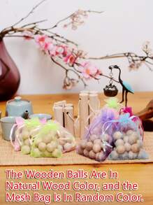 Aromatherapy Camphor Wood Ball 1 Pack Camphor Wood Strips Camphor Wood Sticks Camphor Wood Strips Deodorant Wardrobe Camphor Wood Cabinet Camphor Wood Cabinet Camphor Wood Camphor Wood Ball Camphor Wood Strips Cabinet Deodorizing Camphor Wood Ball Solid Wood Ball Deodorizing Wood Beads Camphor Wood Ball Camphor Wood Beads Solid 1.8cm Yarn Bag Anti-Moth, Insect, Moisture And Mildew Proof Wardrobe Deodorizing - Pink - View 9