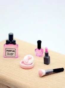 POKOJA LAND 5入組娃娃屋迷你化妝套裝：1/12迷你口紅、香水、粉撲、指甲油、化妝刷模型,適用於ob11娃娃（部分商品隨機顏色） - 化妝套裝 - 查看 17