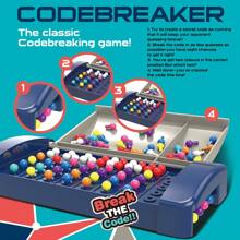 1pc Code Cracking Game Mini Board Game, Montessori Mastermind Educational Intellectual Development Travel Toy For Kids Easter Christmas Halloween Birthday Gifts For Boys Girls(Random Color) - Grey - View 5