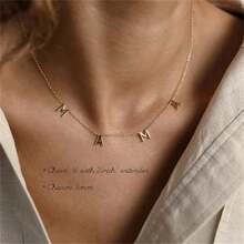 1pc Mother Necklace For Women, Golden & Rose Gold Mom Jewelry For New Mom, Expecting Mom Gift, Mom Gift With Greeting Card - Gold - View 5