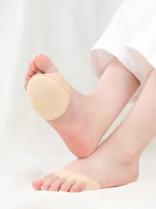 Năm Ngón chân Miếng đệm bàn chân trước Đối với phụ nữ Cao gót Một nửa Lót giày Vết chai Đau chân Quan tâm Hấp thụ Sốc Vớ Sau đó Tấm lót - màu đen - Xem 7