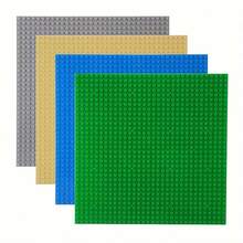 Placa de base de bloques de construcción de 32x32 compatible con las principales marcas, viene con una base universal de 10x10 pulgadas [color aleatorio] - Multicolor - Ver 8
