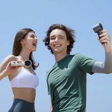 JISULIFE Portable Handheld Fan,Speed(1-100) Adjustable Turbo Mini Fan,5000mAh Battery Rechargeable Personal Fan With Metal Body,Digital Display,Gifts For Women Men Travel/Camping/Outdoor