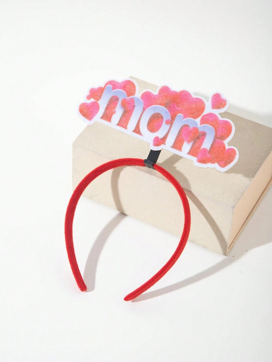 1 Ngày Của Mẹ In Hình 3D Kích Thước Lớn Băng Đô Trong Túi Thích Hợp Cho Bữa Tiệc Ngày Của Mẹ - Nhiều màu - Xem 1