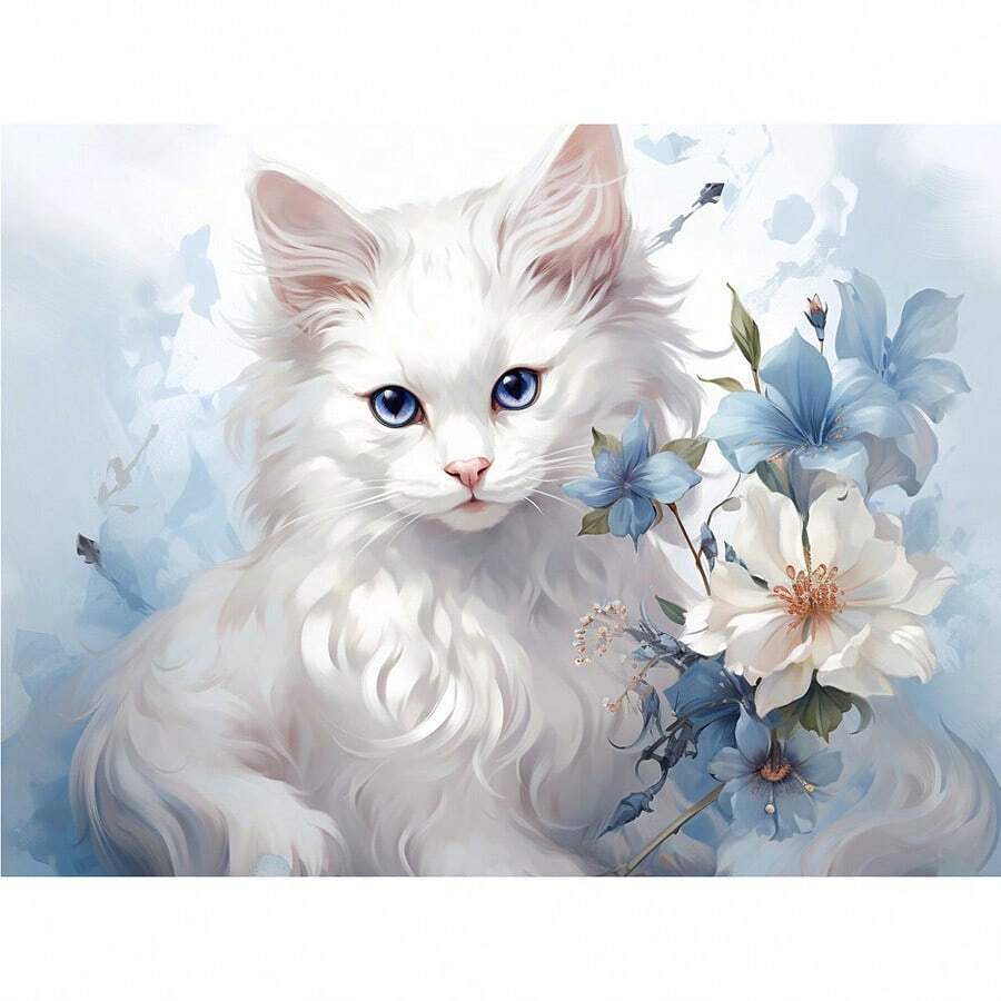 DIY Người lớn Và Trẻ em Thủ công Tranh kim cương Bộ dụng cụ , 5D Tranh kim cương Nghệ thuật Bộ dụng cụ Với Giường đôi Máy khoan Nhỏ bé Thú vật Loạt , Tranh kim cương Qủa tặng Đối với Tường , Phòng ngủ , Phòng khách Trang trí , Nghệ thuật Và Thủ công , Dụng cụ may vá - Loạt động vật nhỏ 22 - Xem 1