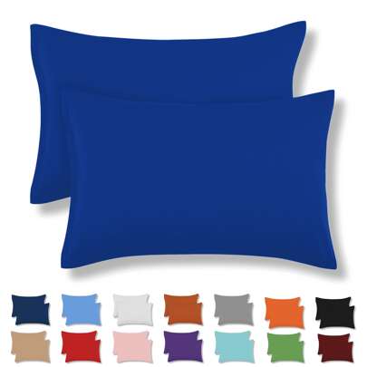 2 Fundas Para Almohada Standar De Algodón Varios Colores