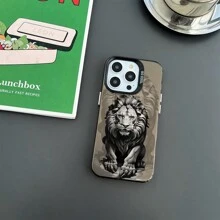 1 Miếng Thiết kế Hổ Mờ Chống trượt Chống giọt bắn Ốp lưng & bao da điện thoại Tương thích với iPhone - đen[0] - Xem 6