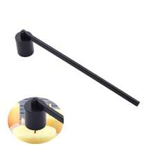 2 PCS Black Candle Wick Trimmers Snuffer Tools Set Metal Stainless Steel Candles Accessories Set Scissors Cutter, Candle Accessory Set For Candle Lovers - Black - View 9