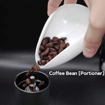 2pcs&1pc Coffee Beans Dose Tray Pure White Smooth Porcelain Teaspoon Tea Separator Vessel Set Tools Coffee Bean Spoon Shovel Tea Trays