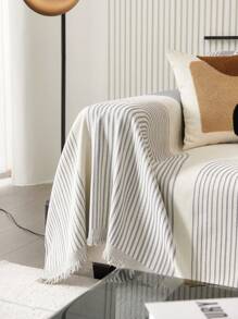 1pc Snowy Modern Anti-Slip Sofa Cover Sofa Towel, Suitable For Various Seasons, For Sofa, Tablecloth, Picnic Mat, Multi-Functional, For Bedroom, Living Room, Office, Outdoors, Modern And Stylish.