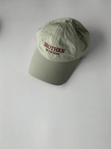 One American Style Letter Embroidery Quick-Drying Baseball Cap, Spring Summer Thin Streetwear Nylon Soft Top Sunhat And Anti-UV Cap, Dopa Color Series Thin Brim Baseball Cap - Letter Quick Dry Baseball Cap - View 11