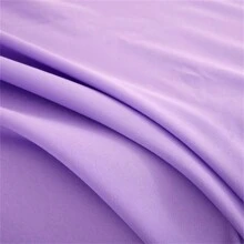 1 pieza Falda de cama elegante de encaje, unicolor, suave, antipolvo, para todas las estaciones, talla grande, sábana bajera antideslizante, decoración del dormitorio (Falda de cama x1, sin funda de almohada)