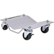 4 X Maneuvering Aid, Maneuvering Jack With Brake & Handle For Car & Car, Car Jack With Anti-Slip Surface For Car Repair & Moving, Tire Change Up To 680kg Loadable, Grey - 均碼 - 查看 4