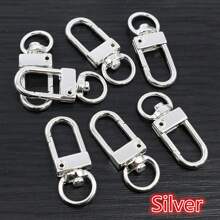 10 Stücke Karabinerhaken Verschlüsse für DIY Schlüsselanhänger, Schlüsselringe, Accessoires, Schmuckherstellung Zubehör