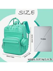 Sea Choice Baby Changing Bags Nappy Backpack Stylish Travel Backpack For Baby Care With Insulated Pockets Diaper Rucksack Changing Mat For Moms Dadslarge Capacity, Weekender Bag, Weekend Overnight Bag - Teal Blue - View 5