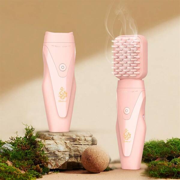 1PC 2-In-1 Electronic Incense Burner With Soft Rubber Comb Head Can Massage The Head,Car With Comb Usb Charging Electric Diffuser Electronic Incense Burner For Office Large Room Travel,Incense Burner Rechargeable Electronic Incense Burner For Yoga SPA Valentine's Day Easter Gift Rama Gifts Birthday Graduation