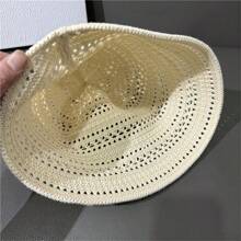 1 pezzo Cappello a secchiello traspirante da donna, Cappello a secchiello elegante di colore solido, adatto per l'uso quotidiano e lo shopping in primavera ed estate carino