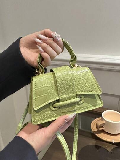 2025新款高品质口红盒，迷你方形包，新款纯色百搭手提包，女士钱包