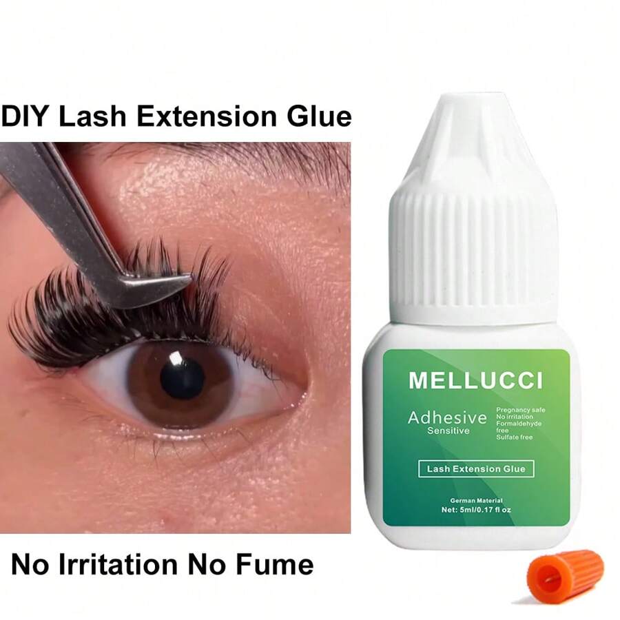 Cluster Lash Glue Lash Extension Glue For Sensitive Eyes DIY At Home No