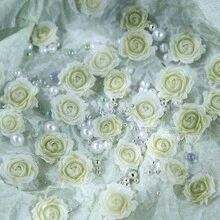 30个可爱雕刻玫瑰美甲装饰品，玫瑰花美甲配件，情人节美甲装饰，专业美甲用品 - 彩色 - 查看 4