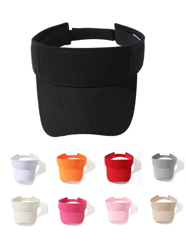 1pc Men Solid Color Simple Breathable Sun Hat Is Suitable For Spring/Summer Daily Wear, Sun Protection And Shade