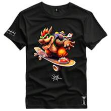 Men T-Shirts - 黑色 - 查看 1