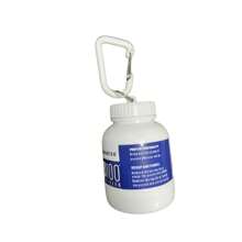 1 Pieza Bote De Proteínas Negro/blanco De 100 Ml, Contenedor Portátil De Proteínas Para Uso Deportivo Y De Fitness - Blanco - Ver 4