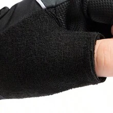 1對男女款半指運動手套,適用於健身啞鈴運動,掌心坡緩衝,透氣舒適,防滑耐磨,空心透氣,輕薄舒適 - 粉色 - 查看 5