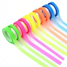 20 Rolls Transparent Sticky Notes Tape, Tearable Waterproof Index Tabs, Pasteable Sticky Notes Tape For Reading, Take Notes, Classify - Multicolor - View 1