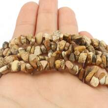 1strand Asymmetrical Natural Loose Gem Stone Amethyst Tiger Eye Amazonite Chips Gravel Beads For Jewelry Making DIY Gift Bracelets Necklace