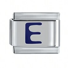 1入組信件傳統經典款模塊魅力手鐲,手工鏈接diy製作復古配飾 - 黑色 - 查看 47