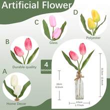 1 Miếng Hoa uất kim hương Với Ly Cái bình hoa , Trang trí đám cưới , Qủa tặng , Polyester Chất xơ Chất liệu , Vật trang trí , Mô phỏng , Trường học Đồ trang trí , Đồ trang trí , Nhà  Đồ trang trí - Nhiều màu - Xem 3