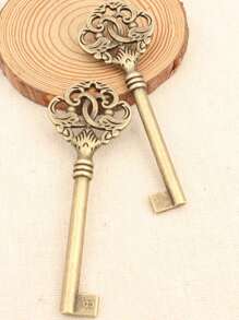 5pcs/Pack 3.1*8.8cm Antique Alloy Large Key Shaped Pendant For Necklace/Key Chain Diy Jewelry Making
