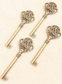 5pcs/Pack 3.1*8.8cm Antique Alloy Large Key Shaped Pendant For Necklace/Key Chain Diy Jewelry Making