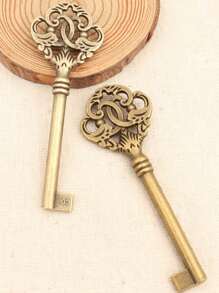 5pcs/Pack 3.1*8.8cm Antique Alloy Large Key Shaped Pendant For Necklace/Key Chain Diy Jewelry Making
