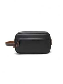 1pc Valentine's Day Gift,Men Clutch Bag Men Handbag Men Wrist Let Bag Large Capacity Waterproof Lightw Eight For Business Sport Travel PU Leathe Pillow Bag Men - Black - View 5