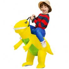 Disfraz Inflable De Dinosaurio Jurásico De Fantasía Para Niños Y Adultos - A - Ver 15