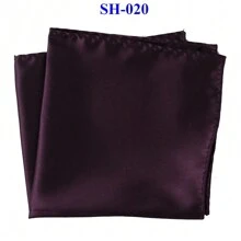 1pc Men's Solid Color Silk Pocket Square/Handkerchief For Weddings, Parties And Formal Events, 30x30cm - Multicolor - View 25