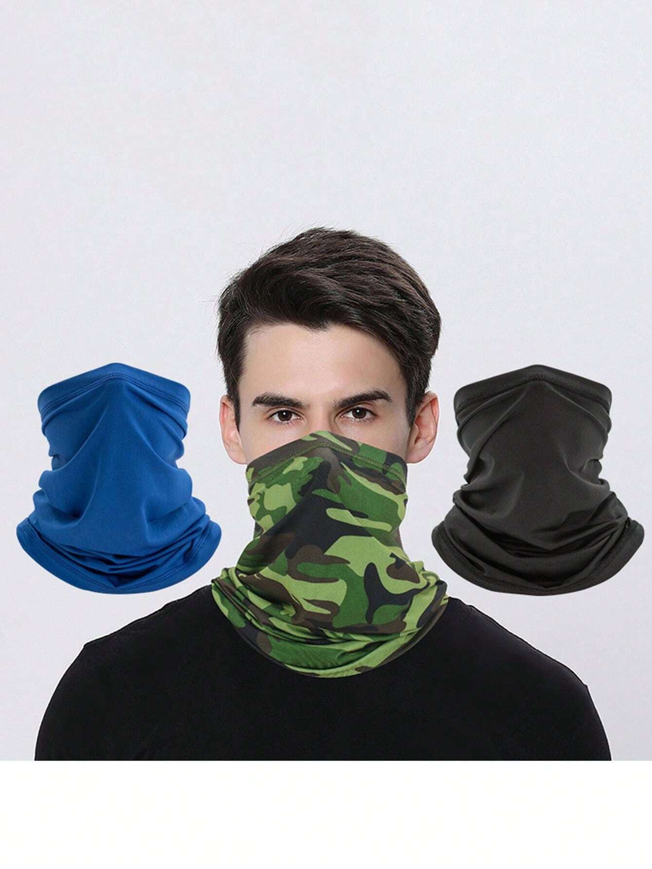 Sun Protective Anti UV 1pc Breathable Ice Silk Sun Protection Neck