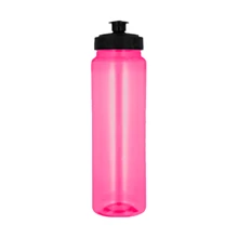 PromoClick Paquete de 10 Cilindro de plástico de color traslúcido con tapa enrosacable con chupon - Rosa - Ver 3